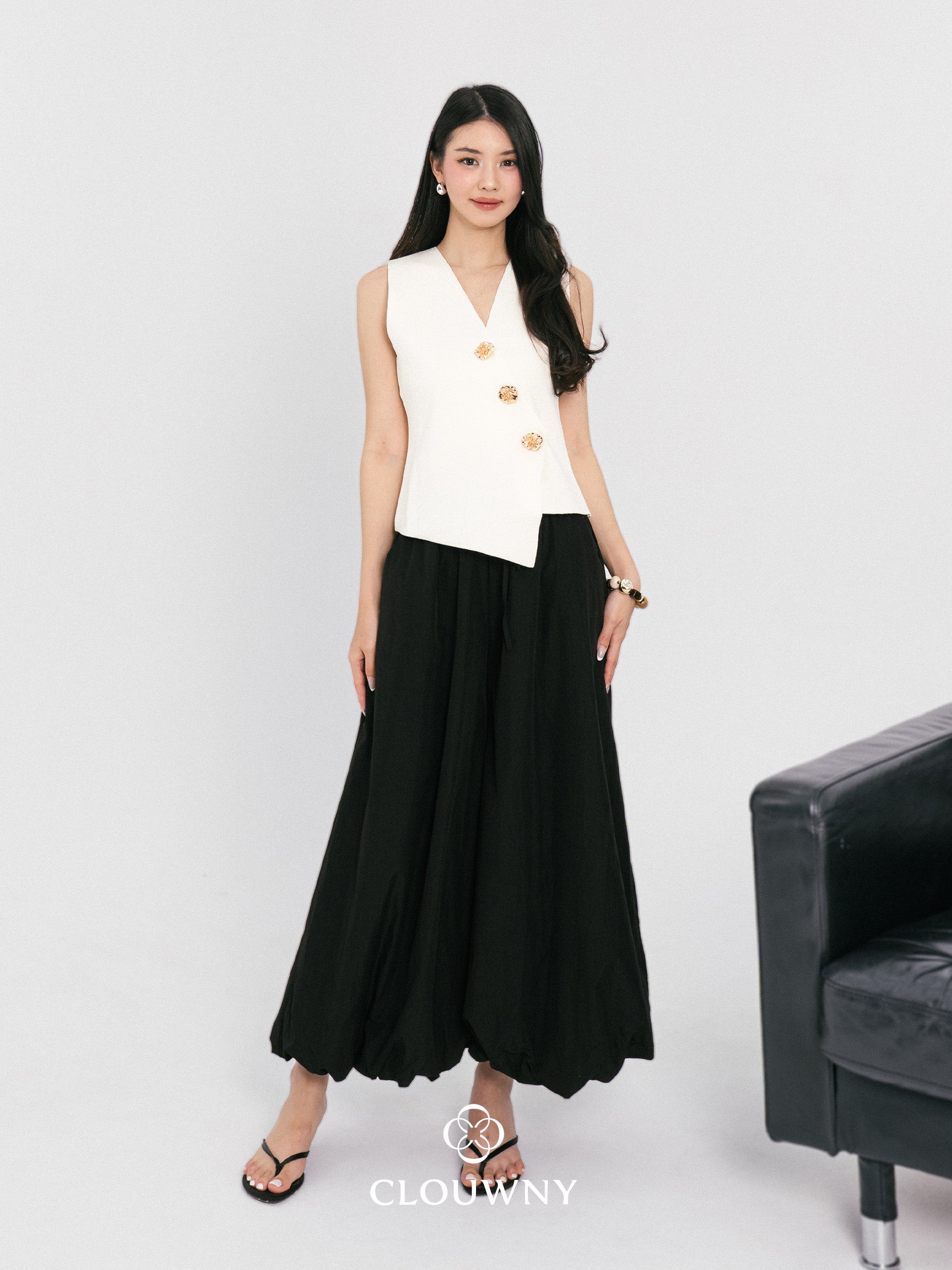 Sasya Balloon Pants - Black